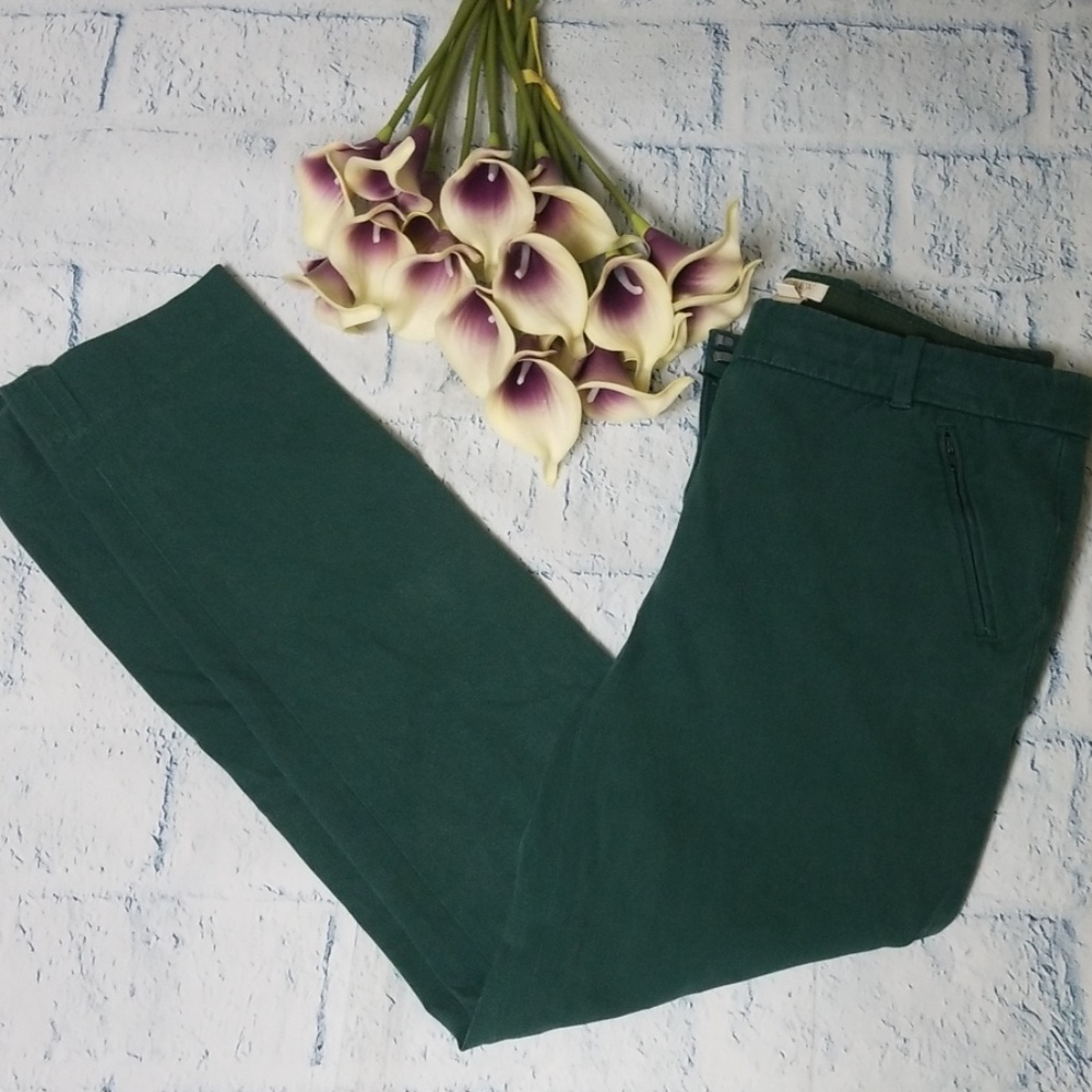 J Crew Flat Front Straight Leg Pants